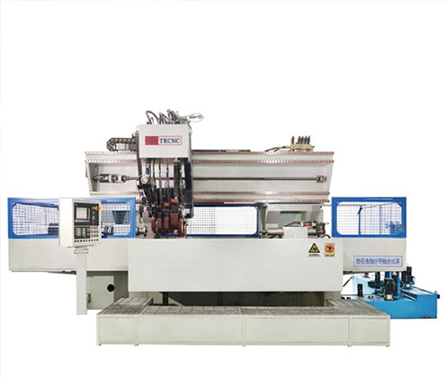 CNC vertical abrasive belt polishing machine